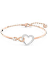 Hyperbola Infinity Heart Bangle Bracelet Gold - SWAROVSKI - BALAAN 3