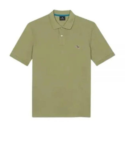 Zebra Regular Fit Polo Shirt Khaki - PAUL SMITH - BALAAN 2