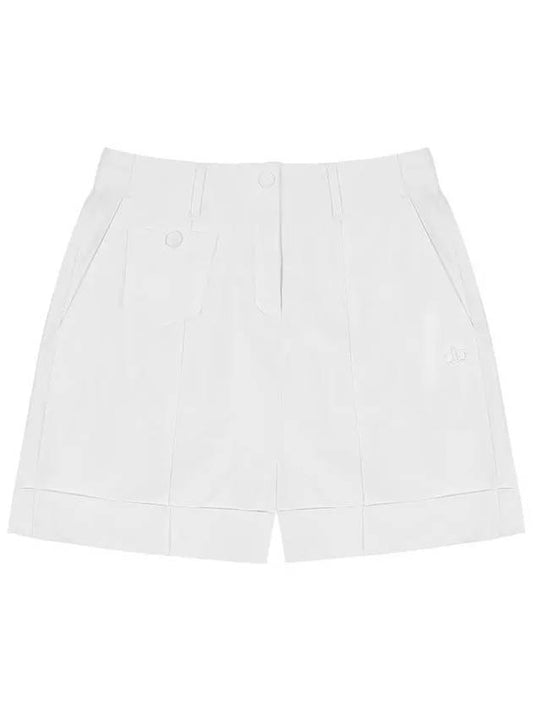 Drew Wide Shorts DF32PT07WHITE - DRUH GOLF - BALAAN 1