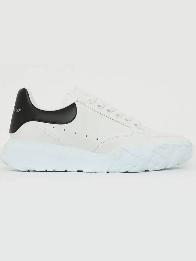 Court Trainer Low Sneakers White Black - ALEXANDER MCQUEEN - BALAAN 3