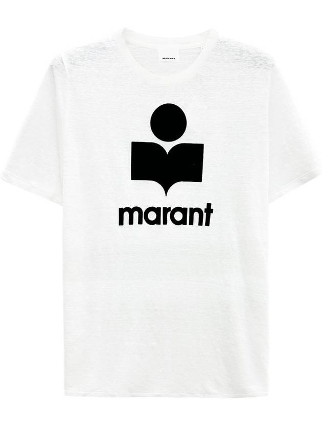 Karman Logo Short Sleeve T-Shirt White - ISABEL MARANT - BALAAN 2