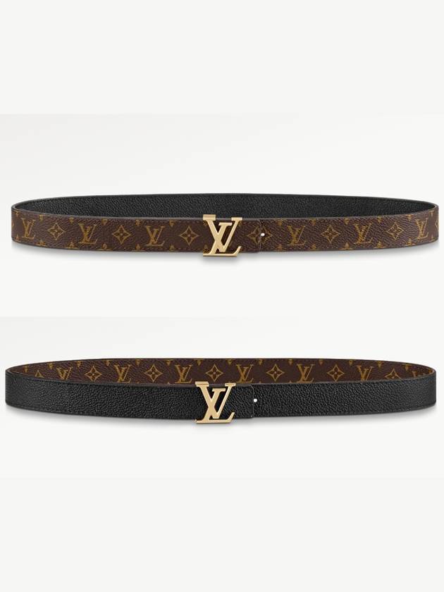 LV Iconic 25mm Reversible Leather Belt Brown - LOUIS VUITTON - BALAAN 2