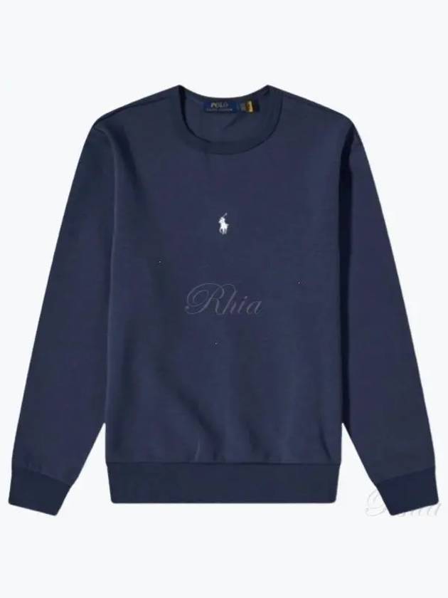 Embroidered Pony Logo Sweatshirt Navy - POLO RALPH LAUREN - BALAAN 2