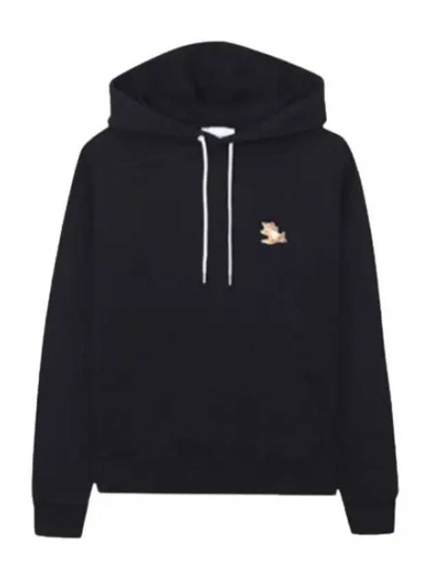 Chillax Fox Patch Classic Hoodie Black - MAISON KITSUNE - BALAAN 2