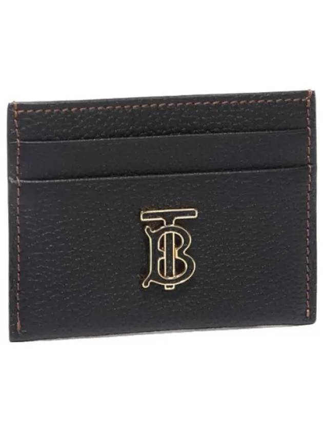 Grainy leather card case women s wallet - BURBERRY - BALAAN 1