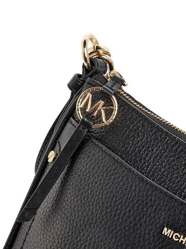 Women's Jet Set Charm Pochette Medium Shoulder Bag Black - MICHAEL KORS - BALAAN 9