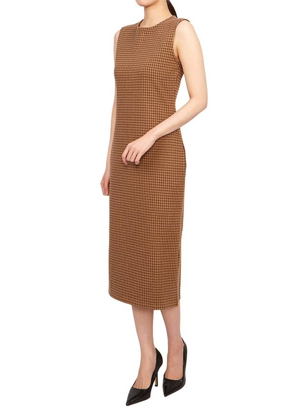 Nocera Sleeveless Long Dress Brown - MAX MARA - BALAAN 7