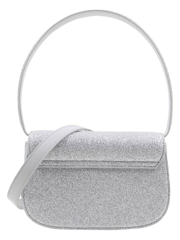 1DR Glitter Fabric Shoulder Bag Silver - DIESEL - BALAAN 3