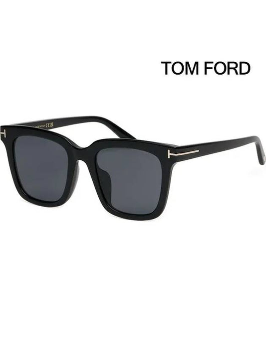 Eyewear Square Asian Fit Sunglasses Black - TOM FORD - BALAAN 2