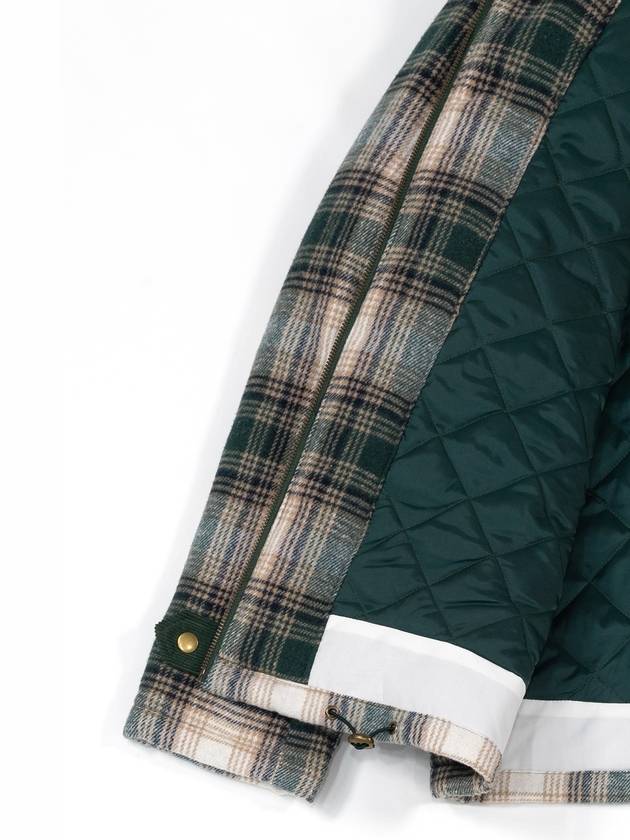 Other men's check blanket padding green - IOEDLE - BALAAN 5