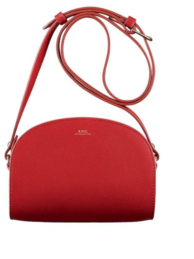 Demi Lune Half Moon Cross Bag Red - A.P.C. - BALAAN 1