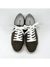 Sneakers Triomphe Patch Jane Low Lace up Canvas Calfskin Gray 358782220C 09GG - CELINE - BALAAN 4