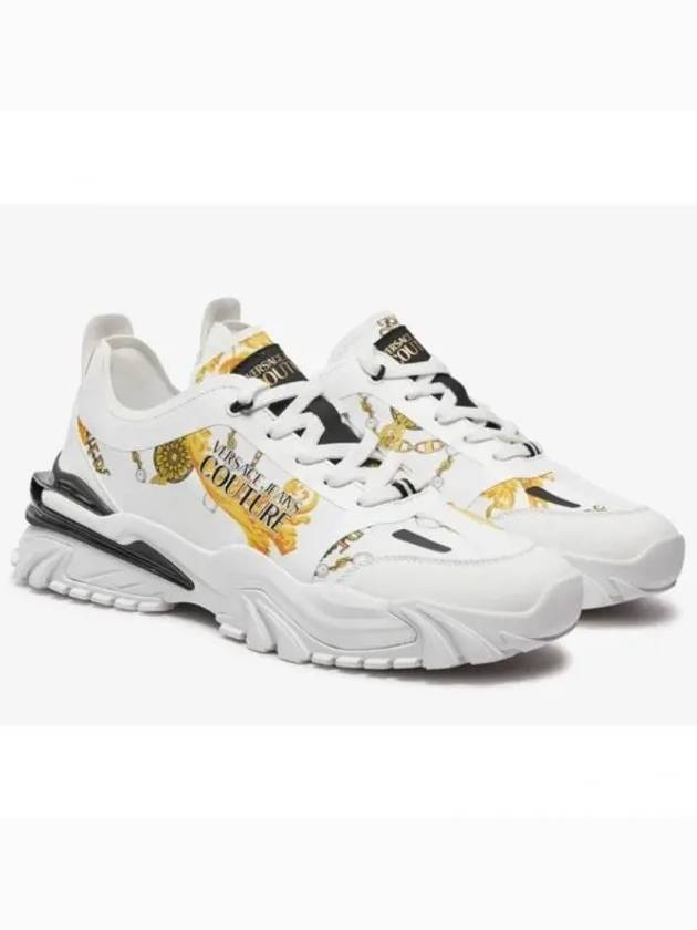 Trail Trek Chain Couture 77YA3SIB ZS891 G03 Track Sneakers - VERSACE - BALAAN 1