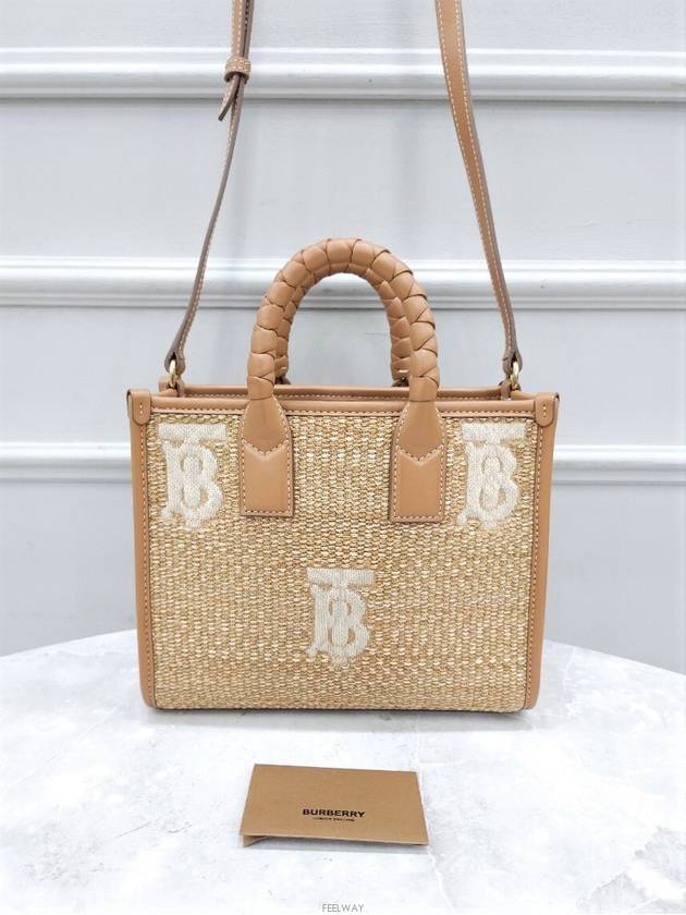 Lux You TB logo mini Freya tote bag - BURBERRY - BALAAN 7