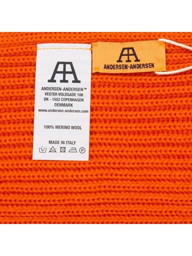 Wool Muffler Orange - ANDERSEN-ANDERSEN - BALAAN 5