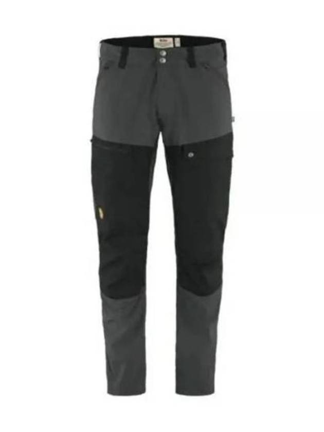 Men's Long Abisko Midsummer Track Pants Grey Black - FJALL RAVEN - BALAAN 2