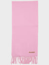 Acne Muffler Scarf Skinny Pink Unisex - ACNE STUDIOS - BALAAN 2