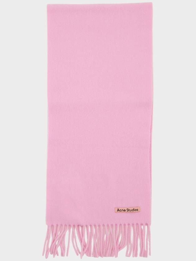 Acne Muffler Scarf Skinny Pink Unisex - ACNE STUDIOS - BALAAN 2