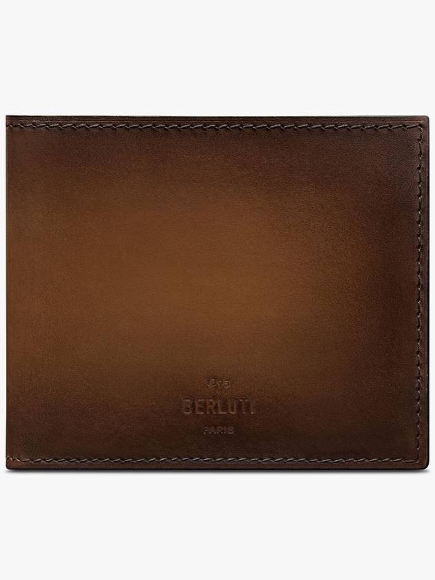 Makore slim leather wallet - BERLUTI - BALAAN 1
