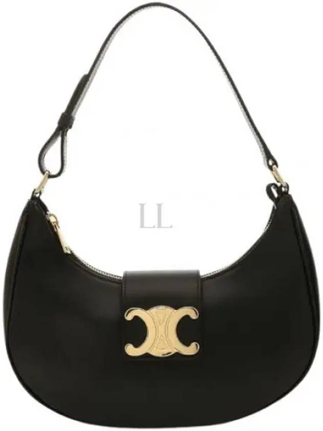 Ava Triomphe Smooth Calfskin Shoulder Bag Black - CELINE - BALAAN 2