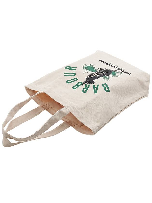 Print Canvas Tote Bag Ivory - BARBOUR - BALAAN 5