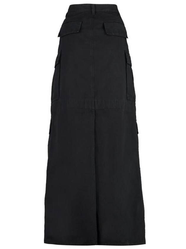 Apron Cargo Pants A Line Skirt Black Black - BALENCIAGA - BALAAN 3