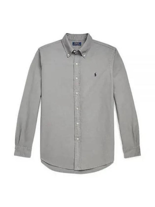 Classic Fit Garment Dyed Oxford Shirt 710888705001 - POLO RALPH LAUREN - BALAAN 2
