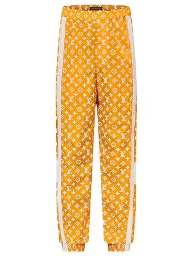 Monogram Printed Technical Track Pants Golden Yellow - LOUIS VUITTON - BALAAN 1