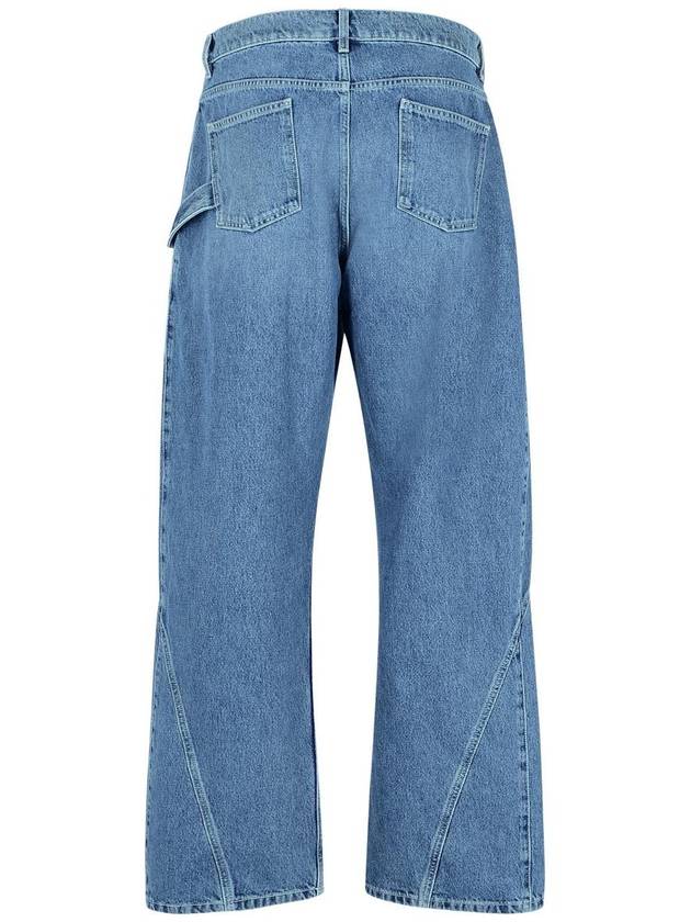 JW Anderson 'Twisted' Blue Denim Jeans - JW ANDERSON - BALAAN 3