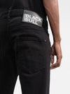 Men's Skater Straight Jeans Black - DSQUARED2 - BALAAN.