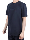 Short Sleeve T-Shirt JG000211U520009200 Blue - HERNO - BALAAN 4
