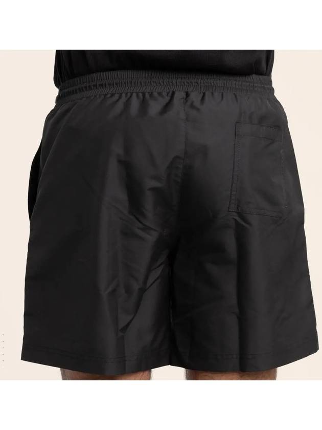 Logo Embroidery Swim Shorts Black - BRUNELLO CUCINELLI - BALAAN 5