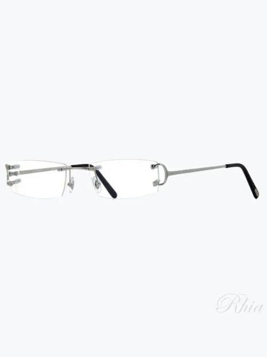 Cartier Flat Rimless Silver Glasses Frame CT0092O 002 - CARTIER - BALAAN 1