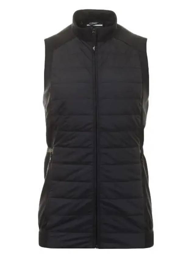 Kenny Hybrid KENNY HYBRID High Neck Logo Padded Vest Black - J.LINDEBERG - BALAAN 2