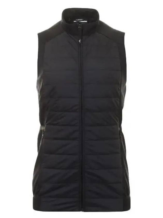 Kenny Hybrid KENNY HYBRID High Neck Logo Padded Vest Black - J.LINDEBERG - BALAAN 2