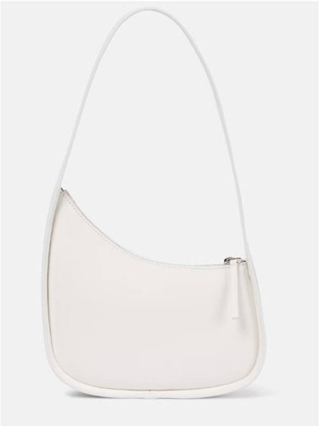 Women s Half Moon Leather Shoulder Bag White P00573705GEN2 - THE ROW - BALAAN 1