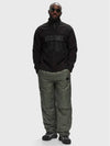 Diagonal Raised Fleece Mixed Quilted Track Pants Green - CP COMPANY - BALAAN 3