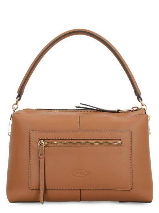 Tote Bag XBWTSTH0200XPR S410 SADDLE BROWN - TOD'S - BALAAN 1