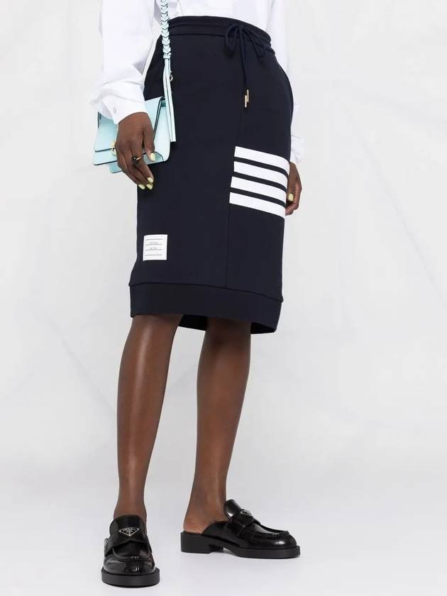 Classic Diagonal Skirt Navy - THOM BROWNE - BALAAN 3