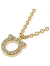 Gancini Crystal Necklace Gold - SALVATORE FERRAGAMO - BALAAN 4