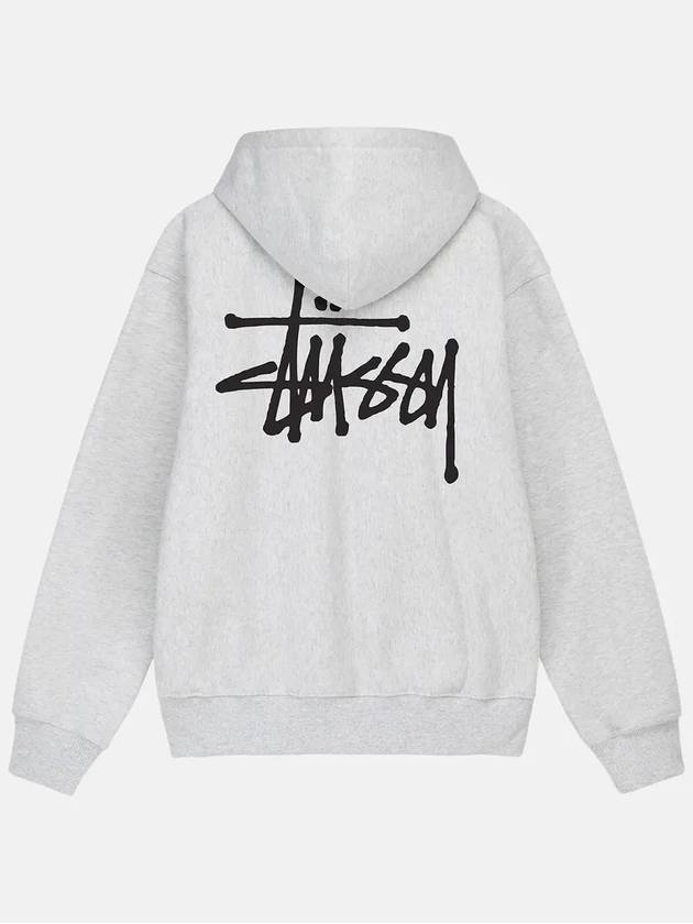 Basic zip up hood ash heather gray 1974870 1975000 - STUSSY - BALAAN 2