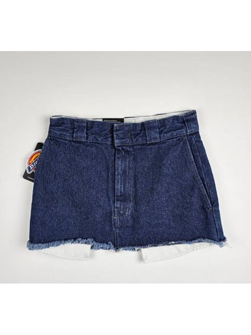 Denim Mini Skirt DW123 SK02 WOMENS 6 XS - DICKIES - BALAAN 1