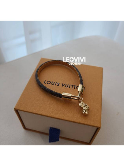 Vivienne Charm Bracelet Gold Brown - LOUIS VUITTON - BALAAN 2