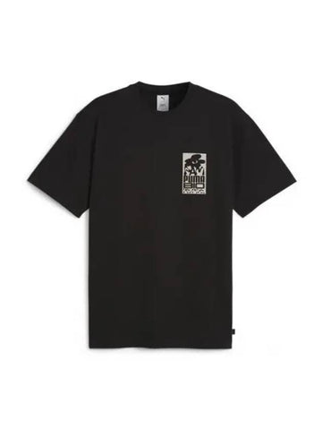 Perks And Mini Graphic Short Sleeve T-Shirt Black - PUMA - BALAAN 1