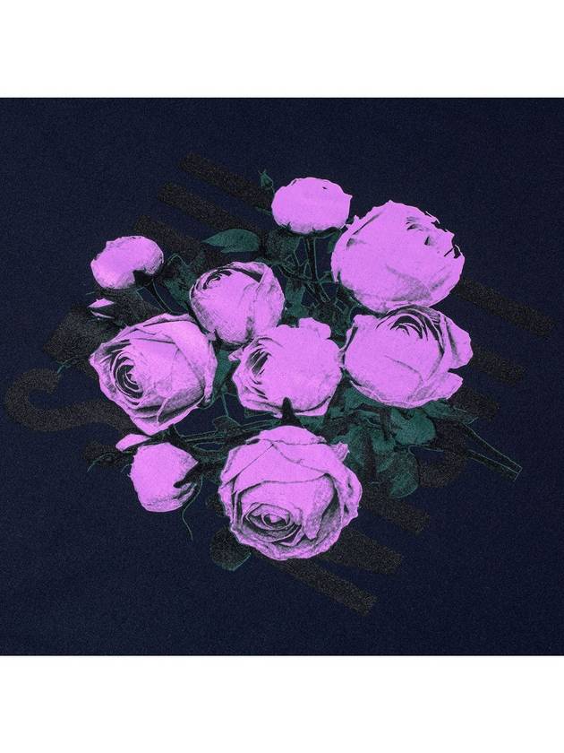 Colorful Flower Seoul Night Navy T-shirt - GRAN TURISMO - BALAAN 4