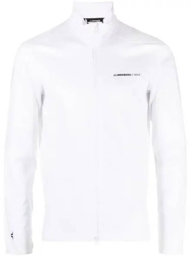 Melker Mid Layer Zip-Up Jacket White - J.LINDEBERG - BALAAN 2