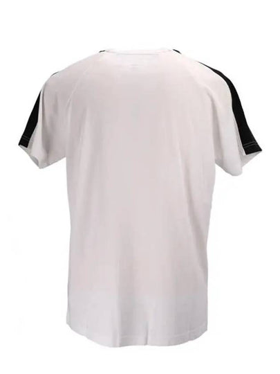 TECH STRIPE Round neck short sleeve men's tshirt white 200638 001 - HYDROGEN - BALAAN 2