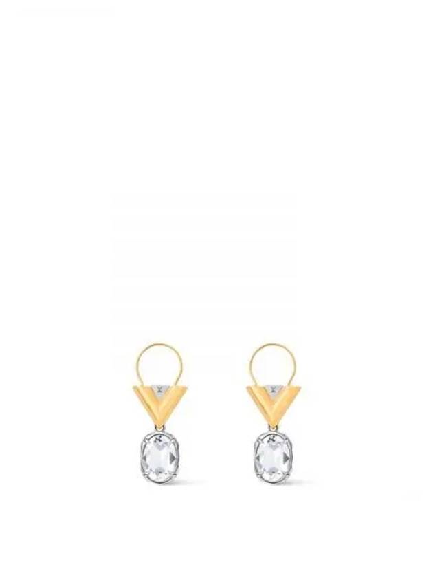 V For Vuitton Earrings Gold - LOUIS VUITTON - BALAAN 2