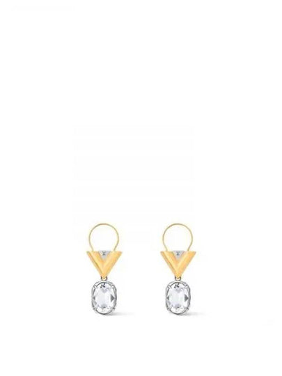 V For Vuitton Earrings Gold - LOUIS VUITTON - BALAAN 2