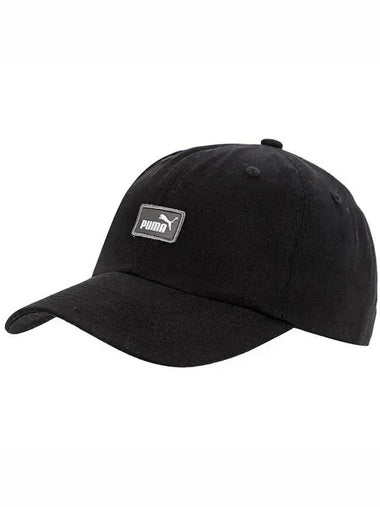 Essential III Embroidered Logo Cotton Ball Cap Black - PUMA - BALAAN 1